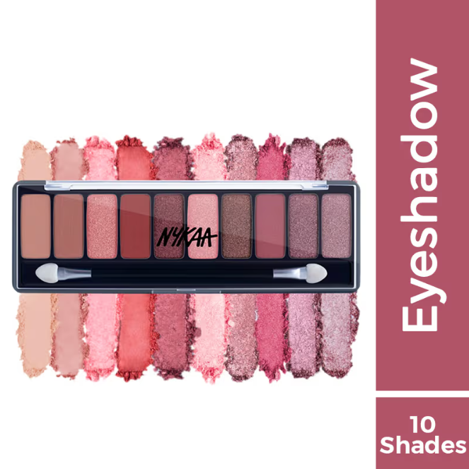Nykaaa Eyes On Me! 10-in-1 Eyeshadow Palette - Sundowner Stunner
