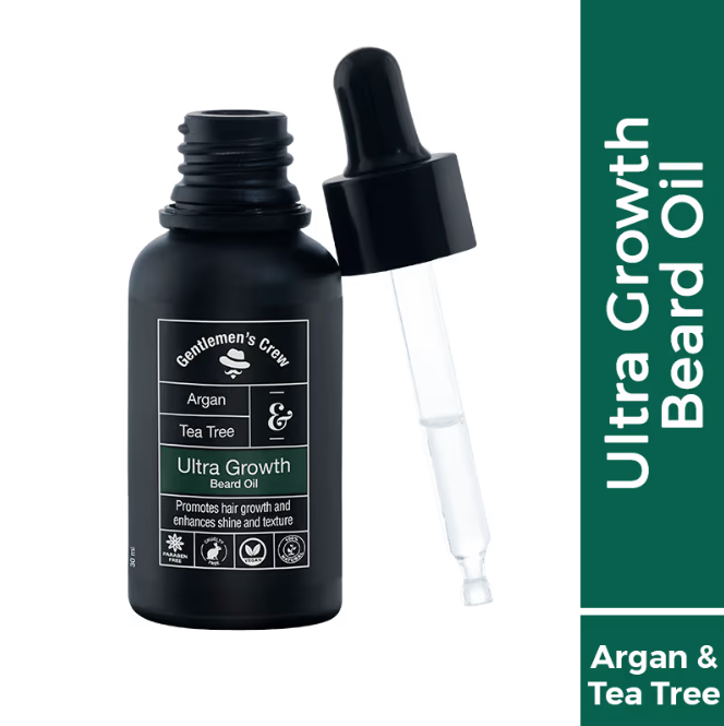 Genttlemen's Crew Argan & Tea Tree Ultra Growth Beard Oil