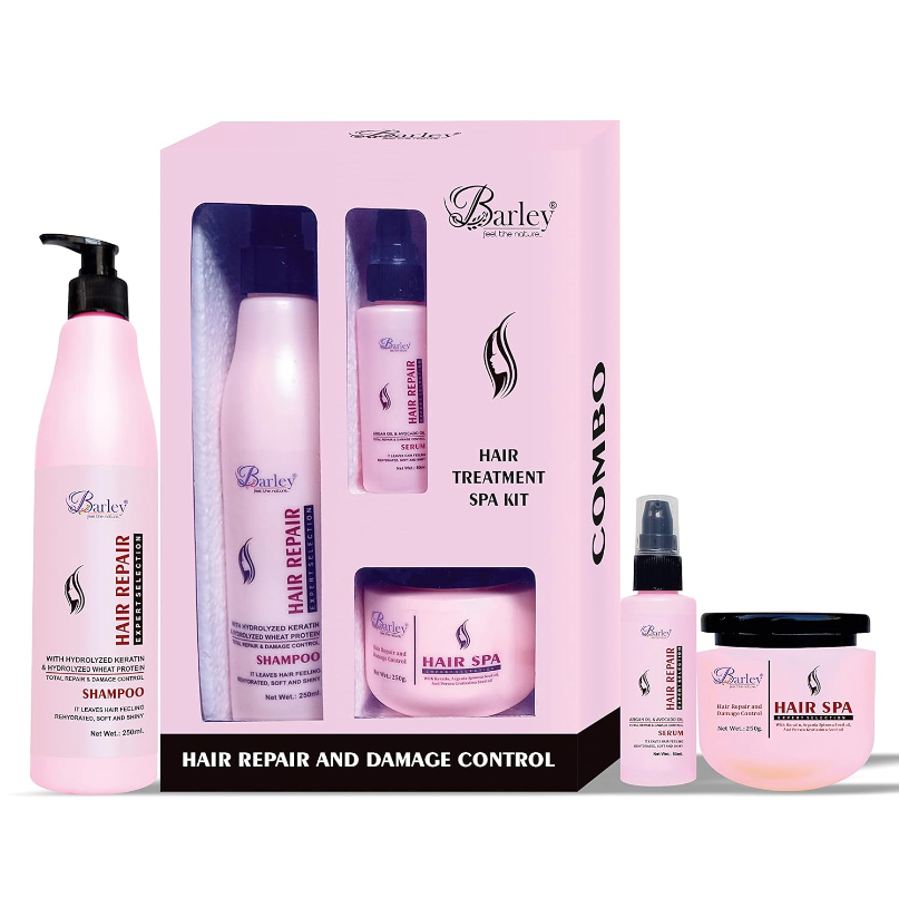 Hair Reppair Spa Kit - (Hair Repair Shampoo + Hair Repair Spa Cream + Hair Repair Serum)
